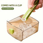 🔥Last Day 49% OFF - 🧊48-Cube Double Layer Ice Maker with Press Lid – Portable Silicone Ice Tray Box🏆