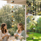Whimsical Bee Rain Chain 🐝 — Transforming Rainy Days into a Garden Spectacle