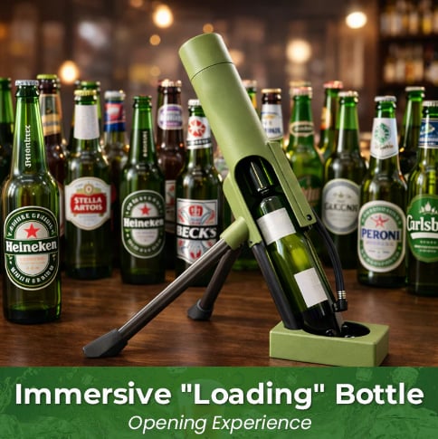🔥Last Day 49% OFF - 🍺Beer Bottle Mortar Bottle Opener🏆