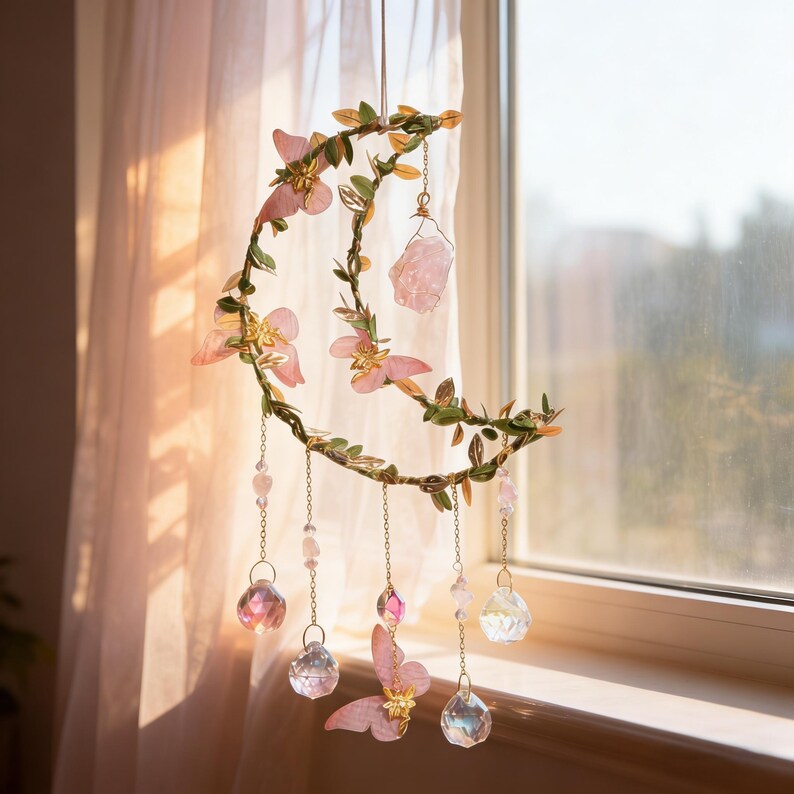 🌙Handcrafted Moon Suncatcher🏆