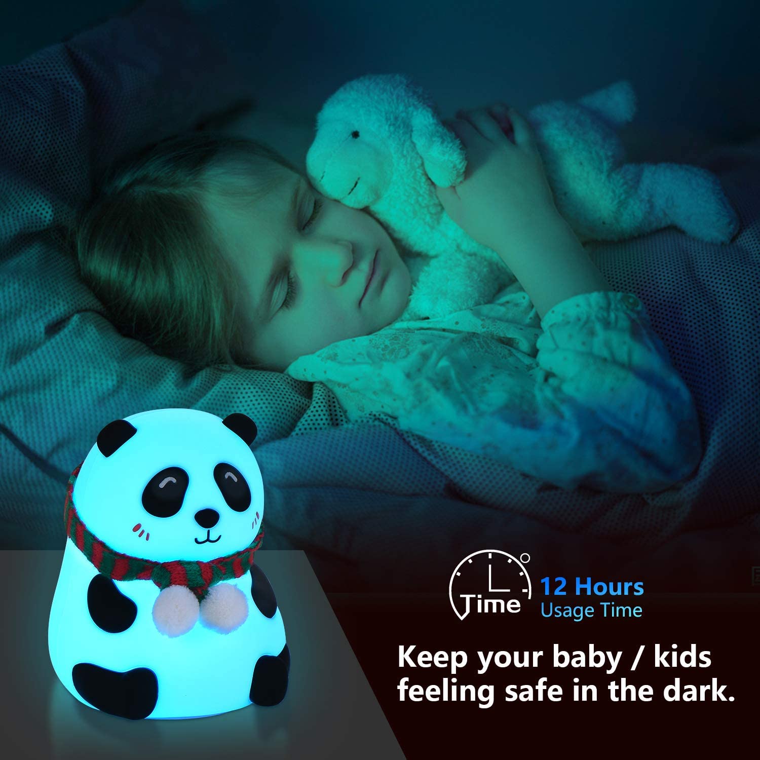 Cute Panda Silicone Night Lamp🔥