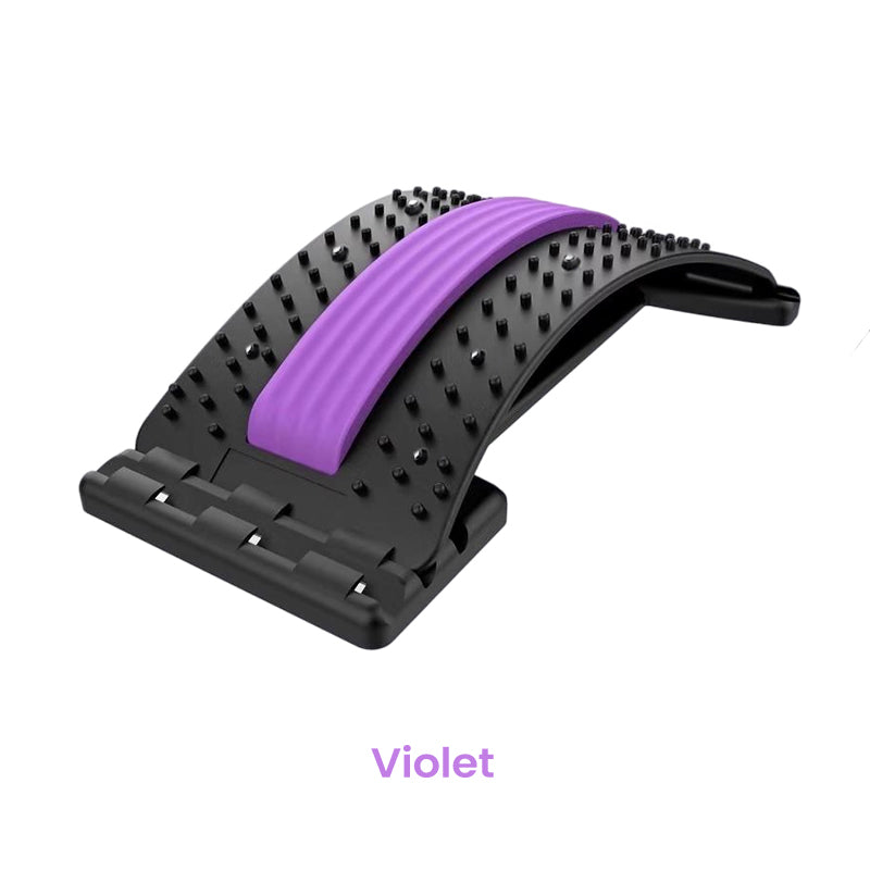 🏆Magnetic lumbar stretcher with acupuncture massage to👑relieve back pain🌿🔥