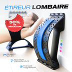 🏆Magnetic lumbar stretcher with acupuncture massage to👑relieve back pain🌿🔥
