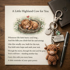 🐮A Little Highland Cow For You Keychain: Your Daily Reminder of Quiet Strength🔥