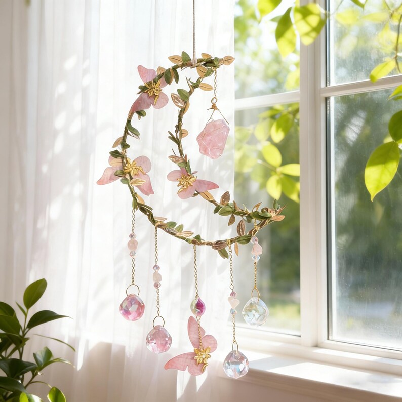 🌙Handcrafted Moon Suncatcher🏆