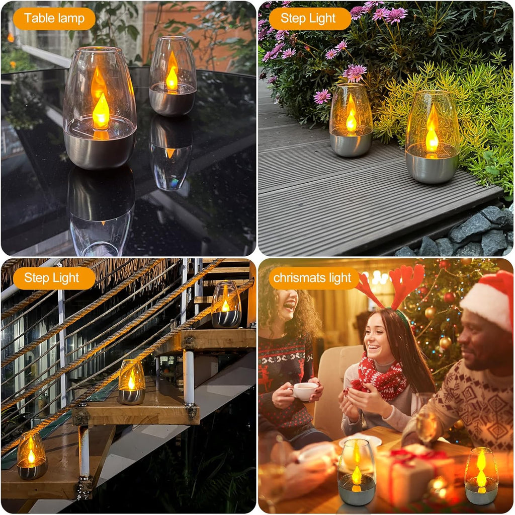 Solar-powered tea candle lamp 🕯️ Buy More Save More 🔥🏆
