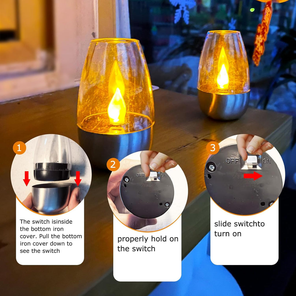 Solar-powered tea candle lamp 🕯️ Buy More Save More 🔥🏆