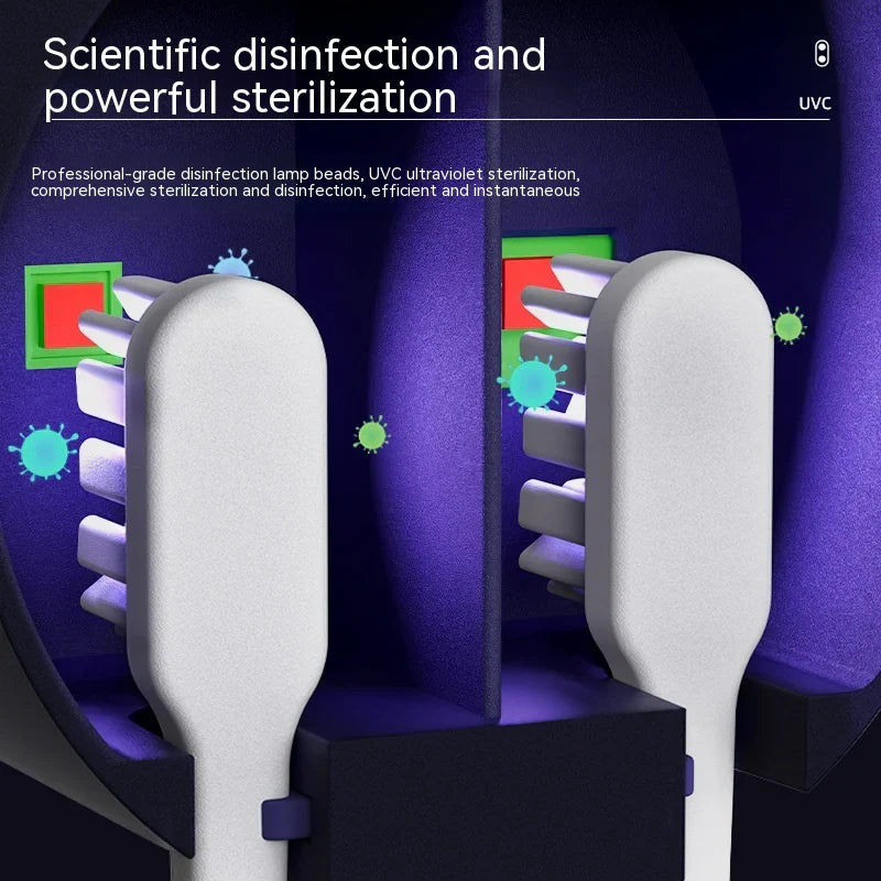 UV Toothbrush Sanitizer & Holder – Smart, Portable, & Hygienic🏆
