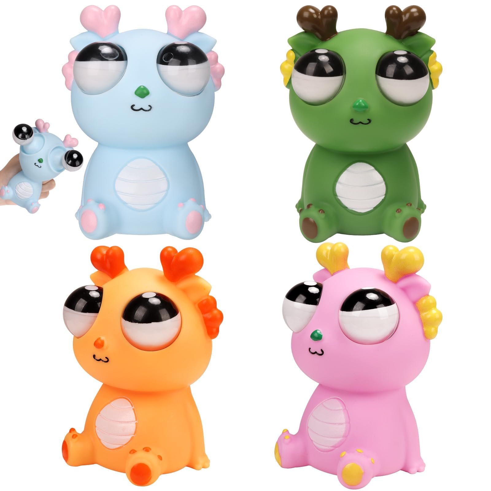 Hot Sale🔥2026 Squeeze Eye Popping Out Stress Relief Cute Dragon Toy🏆