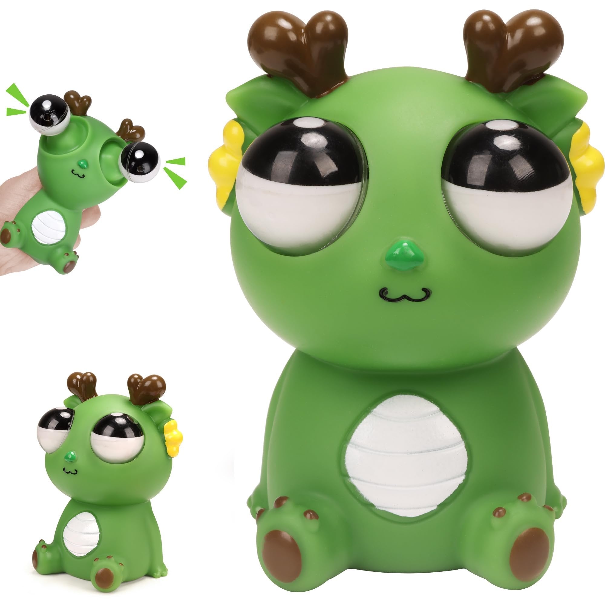Hot Sale🔥2026 Squeeze Eye Popping Out Stress Relief Cute Dragon Toy🏆