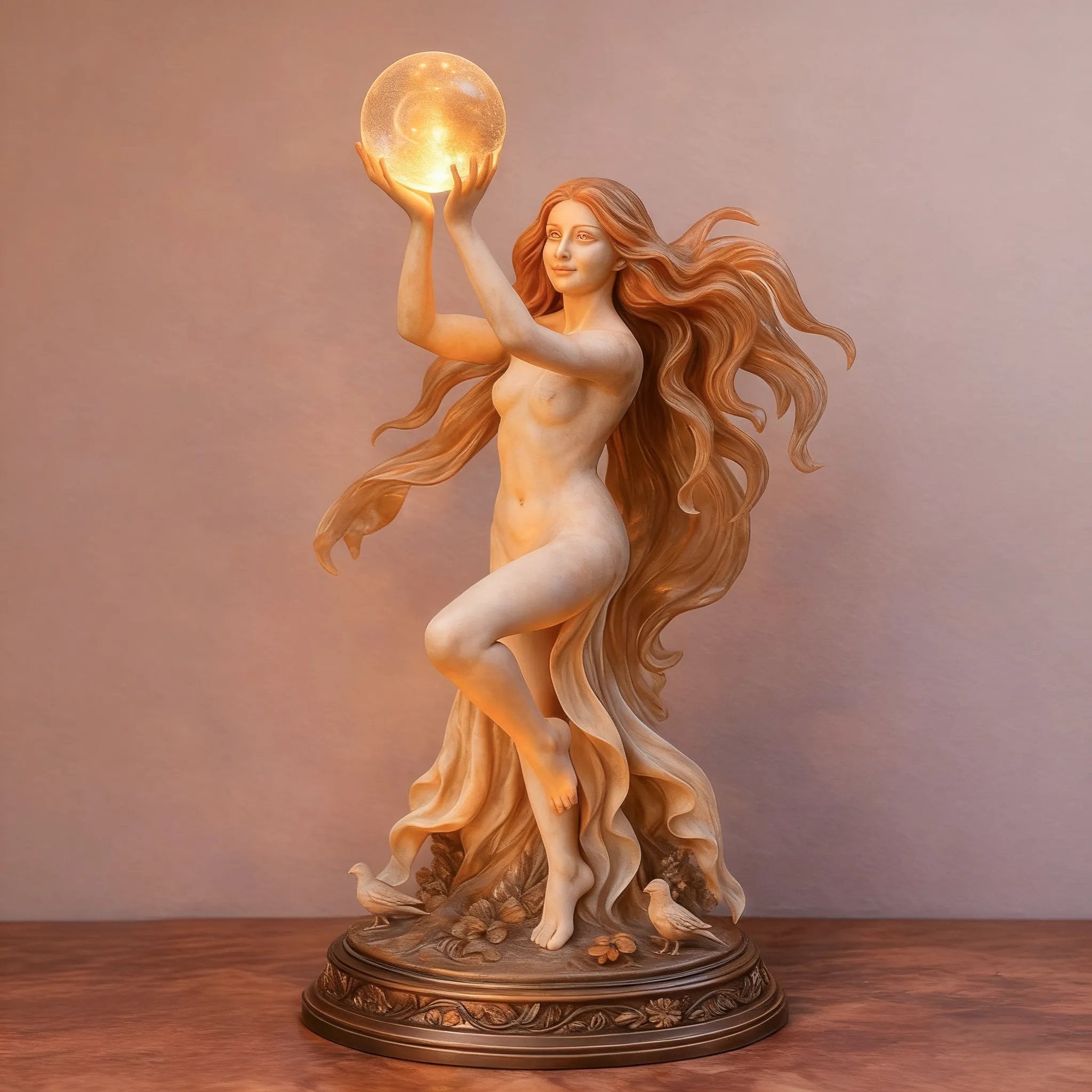 🌟 Goddess of Light Sculpture Lamp🏆