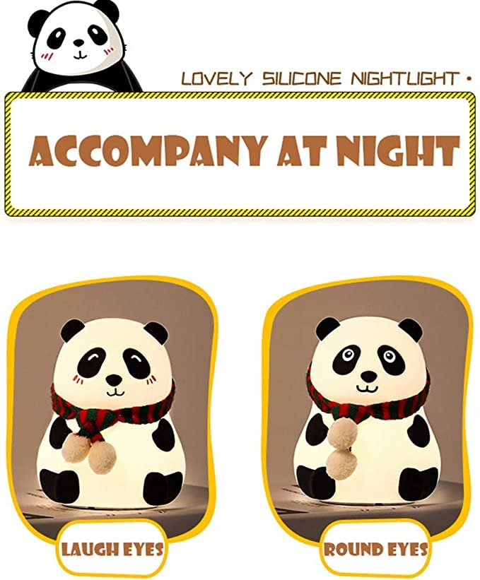 Cute Panda Silicone Night Lamp🔥