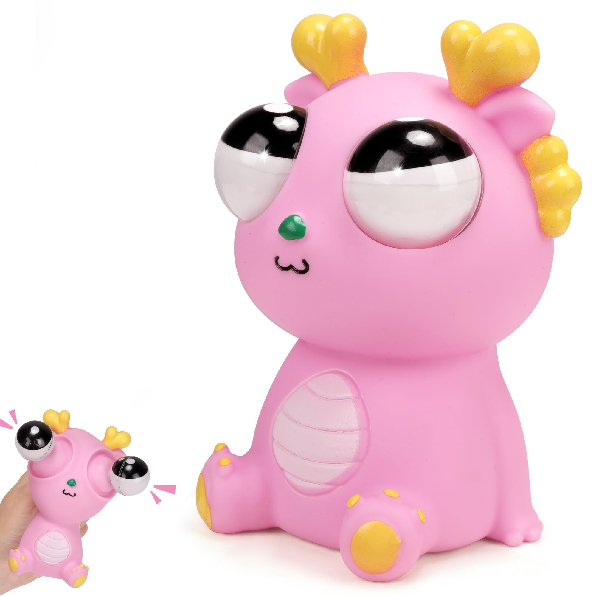 Hot Sale🔥2026 Squeeze Eye Popping Out Stress Relief Cute Dragon Toy🏆
