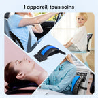 🏆Magnetic lumbar stretcher with acupuncture massage to👑relieve back pain🌿🔥