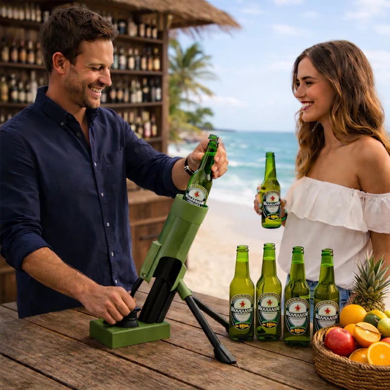 🔥Last Day 49% OFF - 🍺Beer Bottle Mortar Bottle Opener🏆