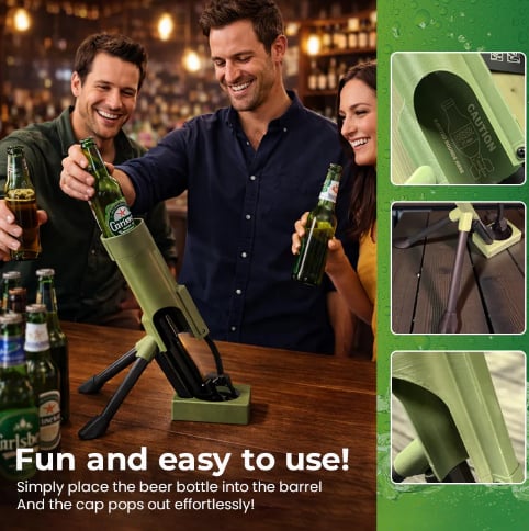 🔥Last Day 49% OFF - 🍺Beer Bottle Mortar Bottle Opener🏆