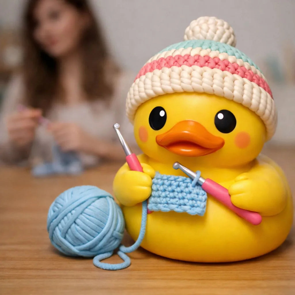 🦆🧶Crochet Buddy Duck – Perfect for Yarn Lovers!🏆