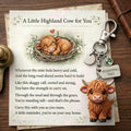 🐮A Little Highland Cow For You Keychain: Your Daily Reminder of Quiet Strength🔥