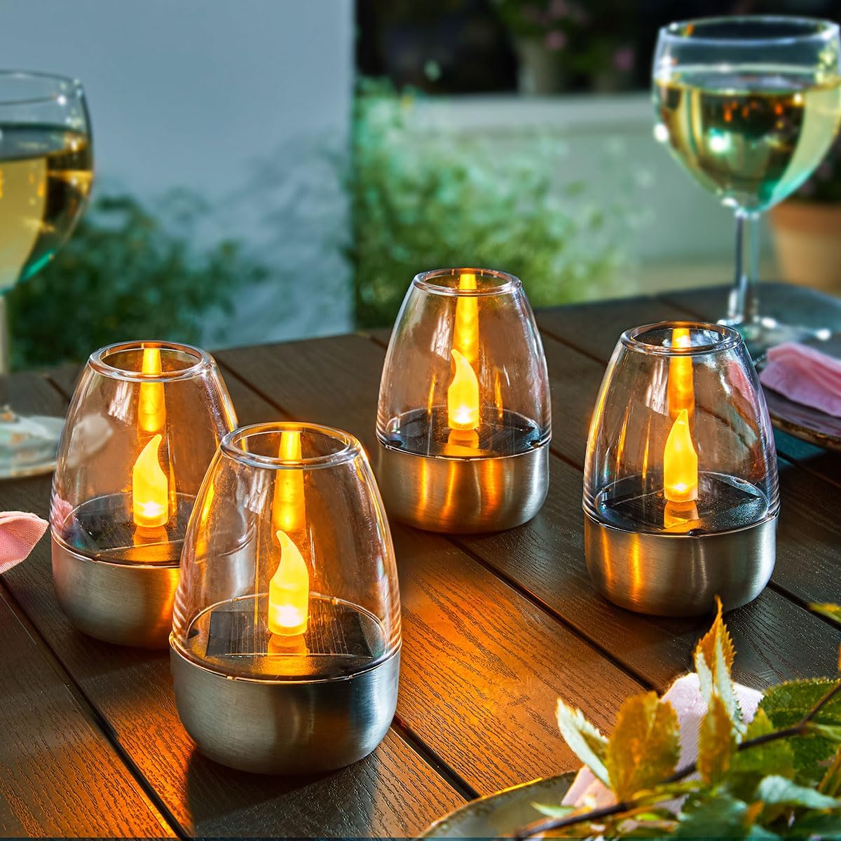 Solar-powered tea candle lamp 🕯️ Buy More Save More 🔥🏆