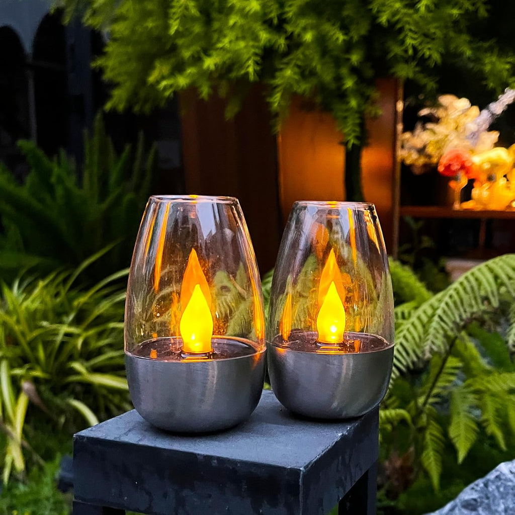 Solar-powered tea candle lamp 🕯️ Buy More Save More 🔥🏆