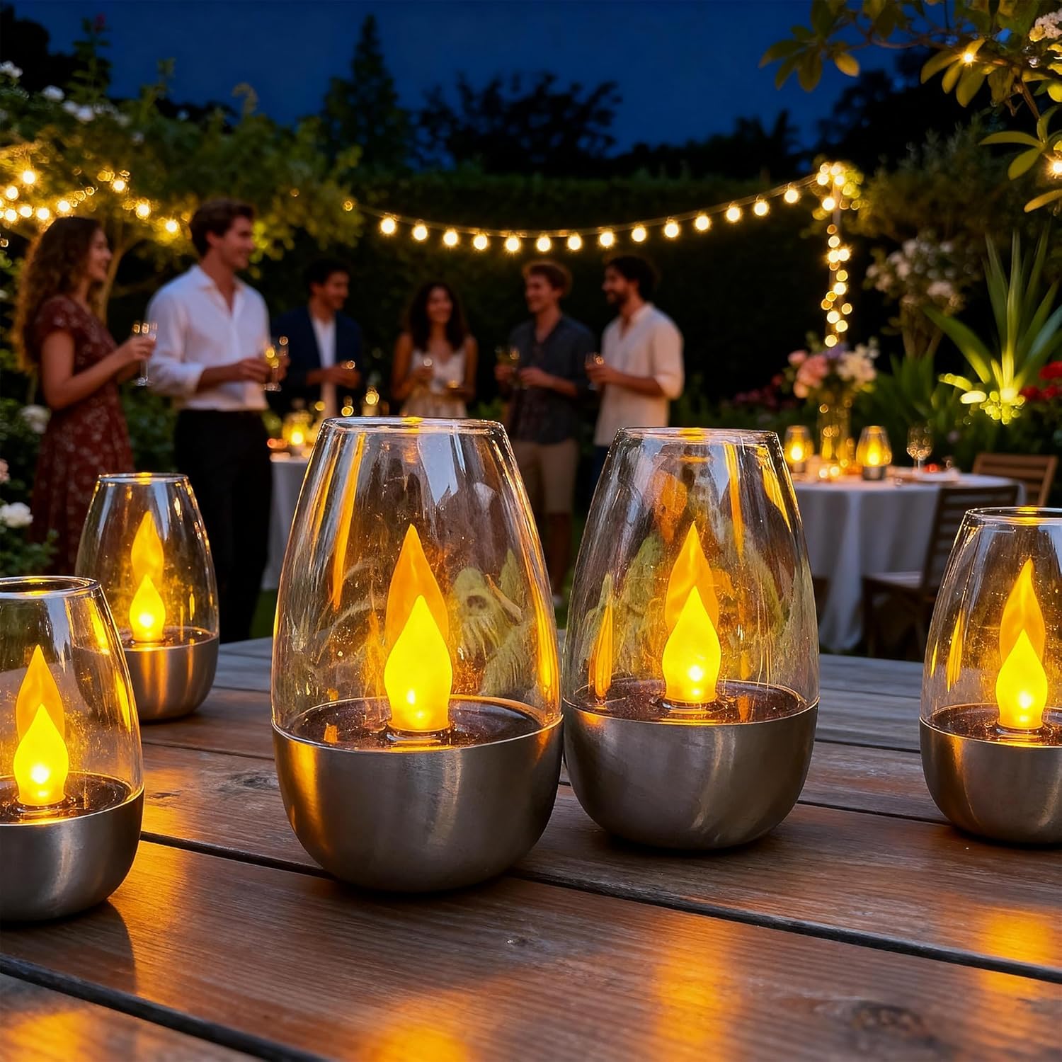 Solar-powered tea candle lamp 🕯️ Buy More Save More 🔥🏆