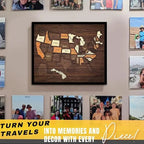 🇺🇸 Wooden USA Travel Map Puzzle🧩A Stylish Way to Track Your Journey & Memories🏆