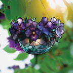 🌺Hanging Purple Flower Basket Suncatcher🏆