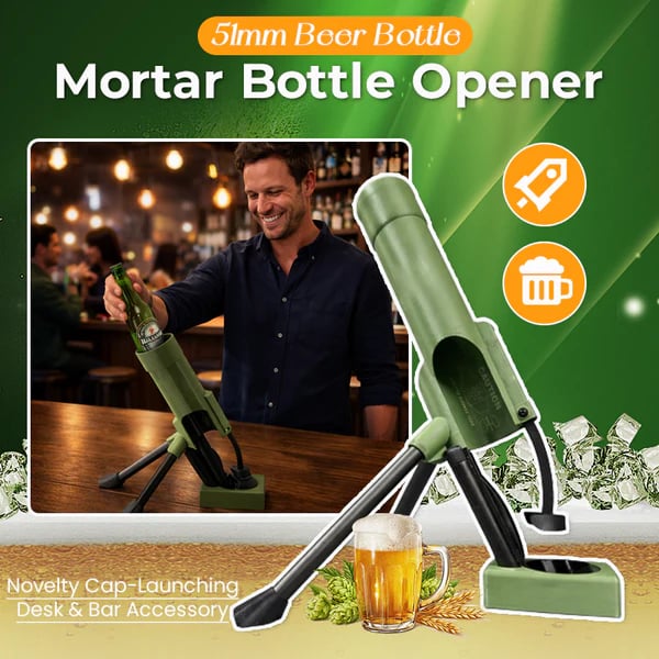 🔥Last Day 49% OFF - 🍺Beer Bottle Mortar Bottle Opener🏆