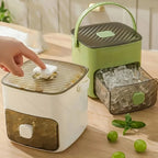 🔥Last Day 49% OFF - 🧊48-Cube Double Layer Ice Maker with Press Lid – Portable Silicone Ice Tray Box🏆