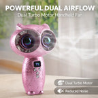 🦉 Mini Owl Handheld Powerful Cooling Fan🏆