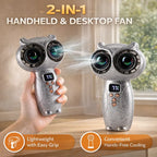 🦉 Mini Owl Handheld Powerful Cooling Fan🏆
