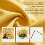 5 Stems Realistic Wildflowers Artificial Long Floral Stems